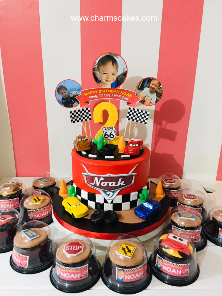 Noah's Cars Photos Custom Cake