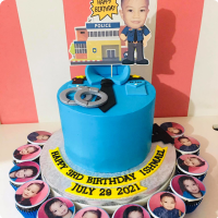 Young Police Photos Custom Cake