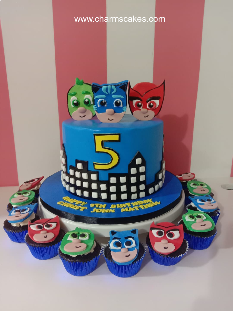 PJ John Pj Masks Cake, A Customize Pj Masks cake