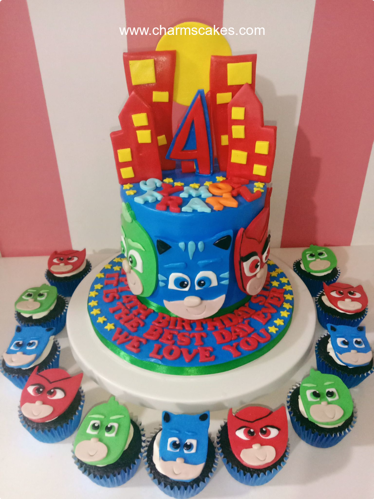 PJ Symon Pj Masks Custom Cake