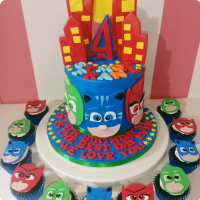 PJ Symon Pj Masks Custom Cake