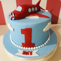 Sky's Planes Custom Cake