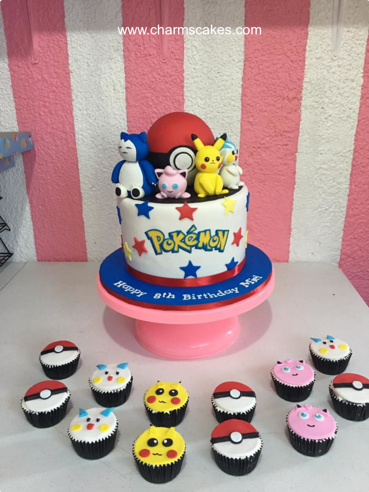 Pokemon Team Pokemon Custom Cake