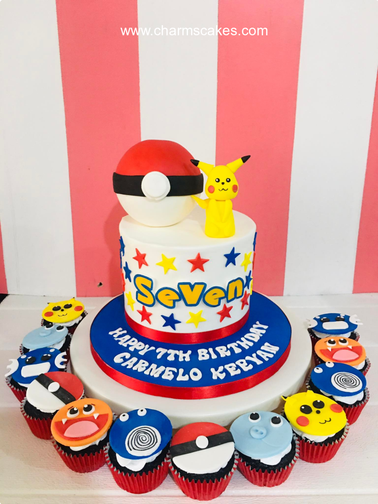 Keeyan's Pokemon Custom Cake