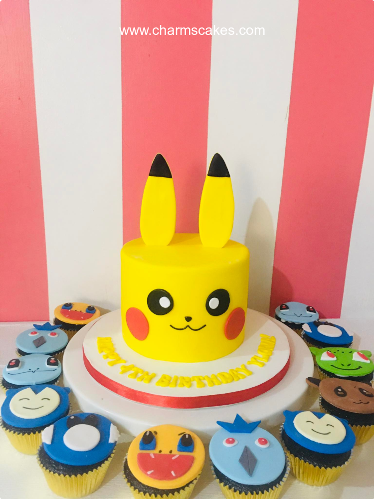 Pokemon Inspired Cake