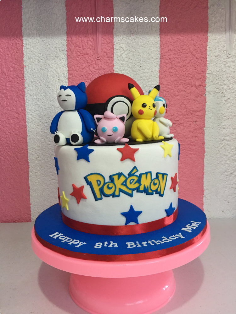 Pokemon Gang Pokemon Custom Cake