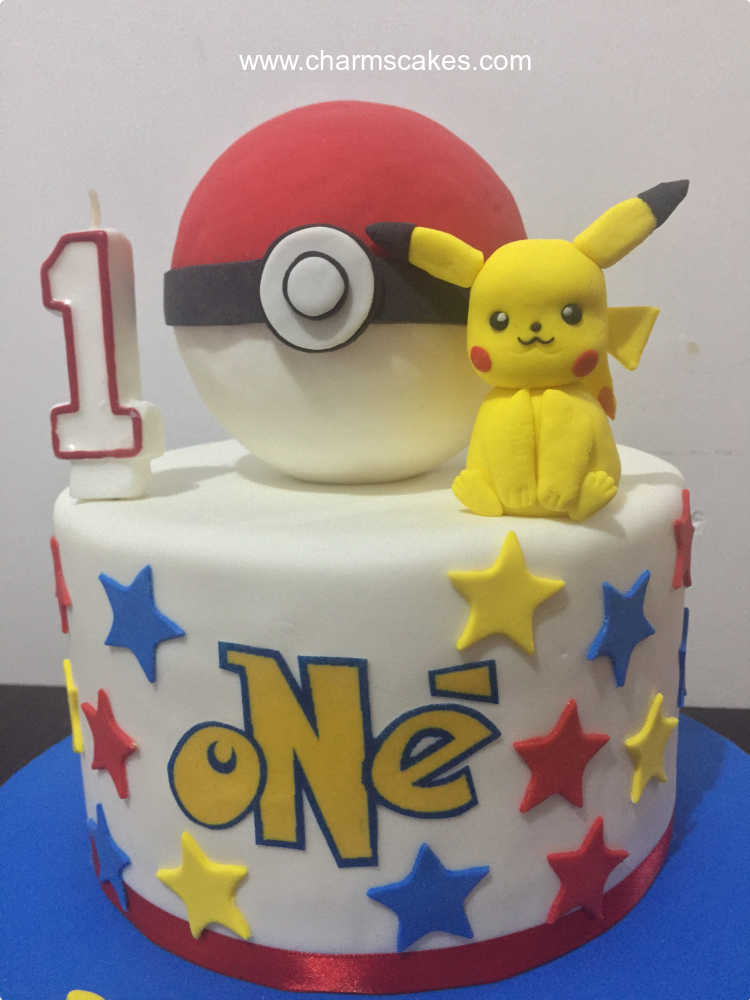 Pikachu Pokemon Custom Cake