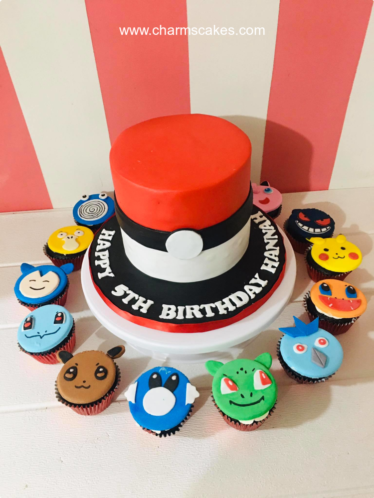 Pokemon Cake, Pokeball Cake