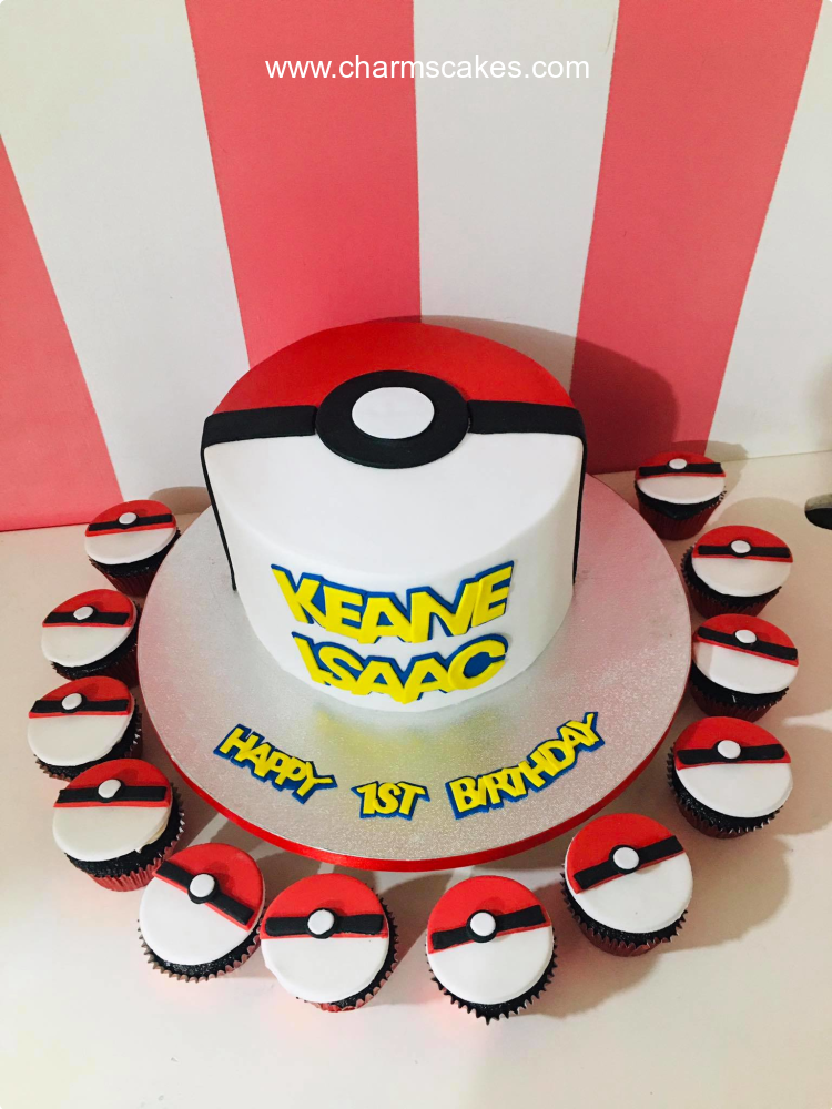 Keane Pokemon Custom Cake