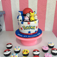 Pokemon Team Pokemon Custom Cake