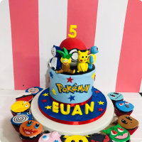 Euan Pokemon Custom Cake