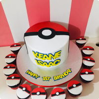 Keane Pokemon Custom Cake