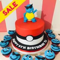 Bulbasaur 2 Pokemon Custom Cake