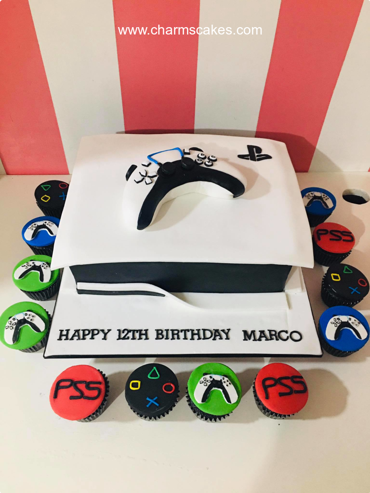 Marco Play Station Custom Cake