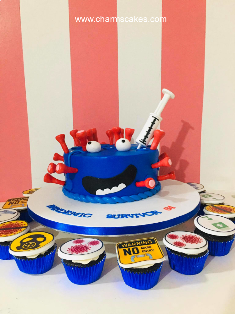 Covid Inspired Quarantine Custom Cake