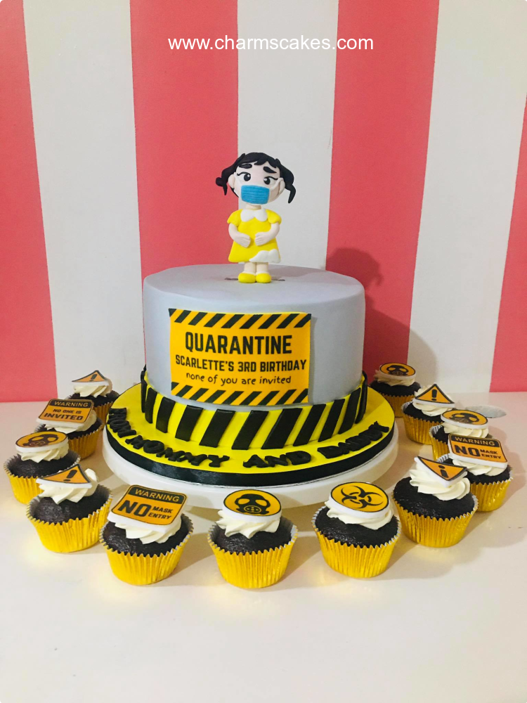 Scarlette Quarantine Custom Cake