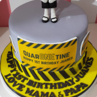 Juanes Quarantine Custom Cake