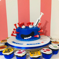 Covid Inspired Quarantine Custom Cake