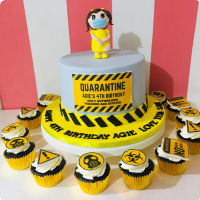 Baby Agie Quarantine Custom Cake