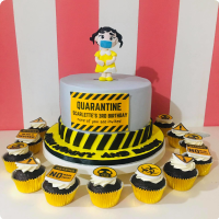 Scarlette Quarantine Custom Cake