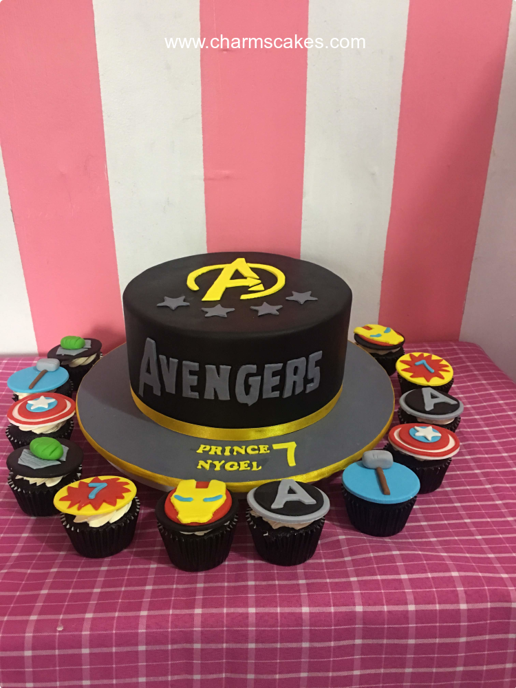 Avengers BIRTHDAY 11.15  SALE Custom Cake