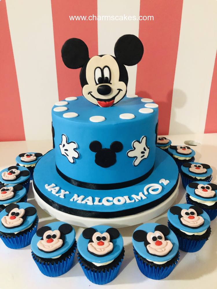 Blue Mickey BIRTHDAY 11.15  SALE Custom Cake