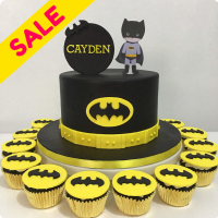 Batkid BIRTHDAY 11.15  SALE Custom Cake