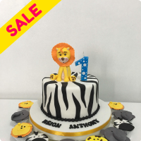 Safari Lion BIRTHDAY 11.15  SALE Custom Cake
