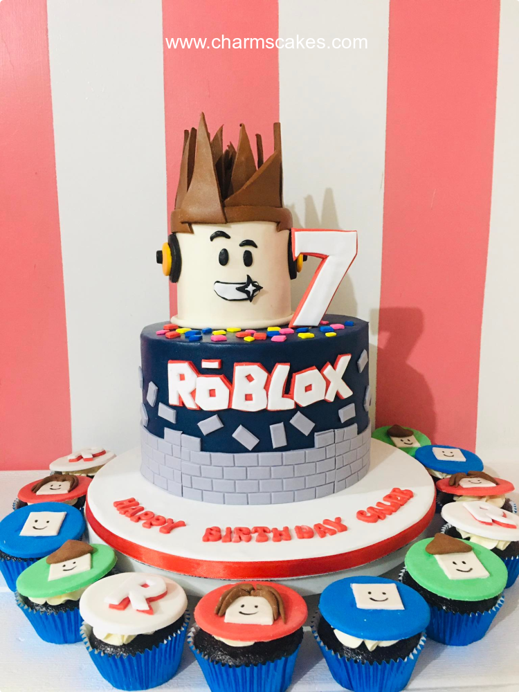 Caleb's Roblox Custom Cake