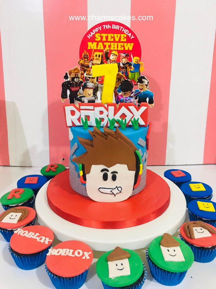 Steve's Roblox Roblox Custom Cake