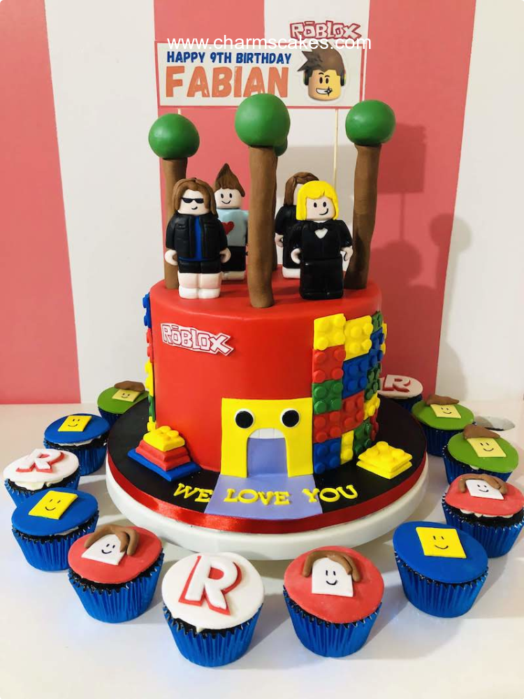 Fabian's Roblox Roblox Custom Cake