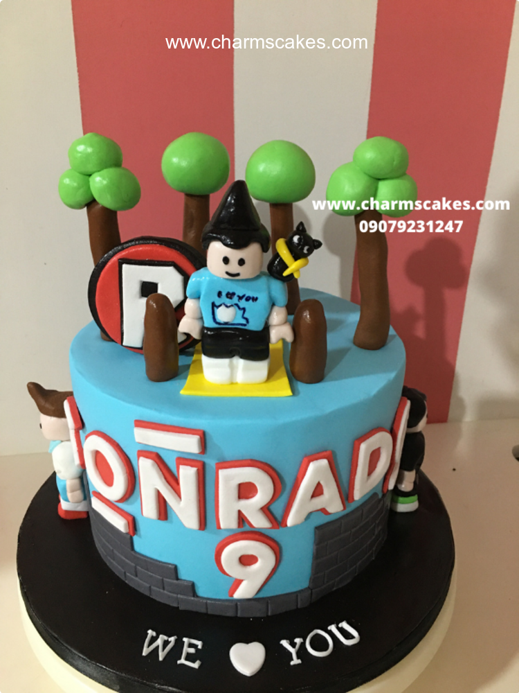 Conrad Roblox Custom Cake