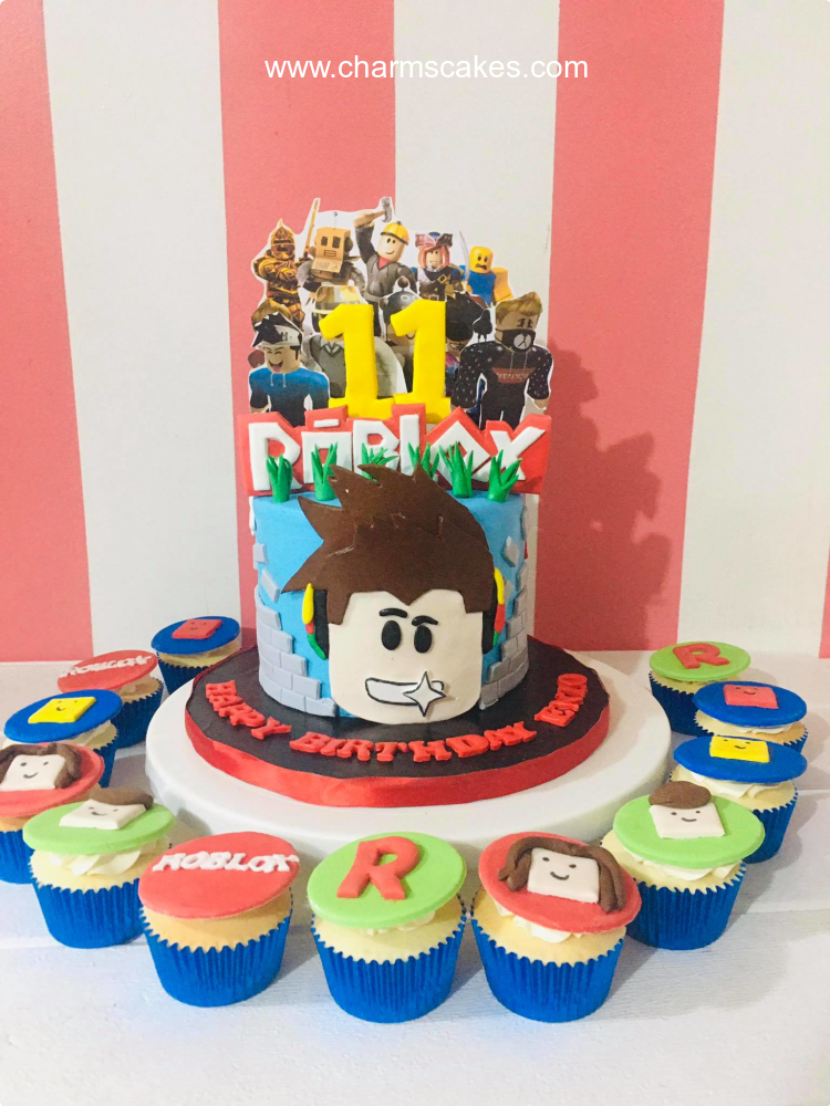 Roblox Enzo Roblox Cake, A Customize Roblox cake