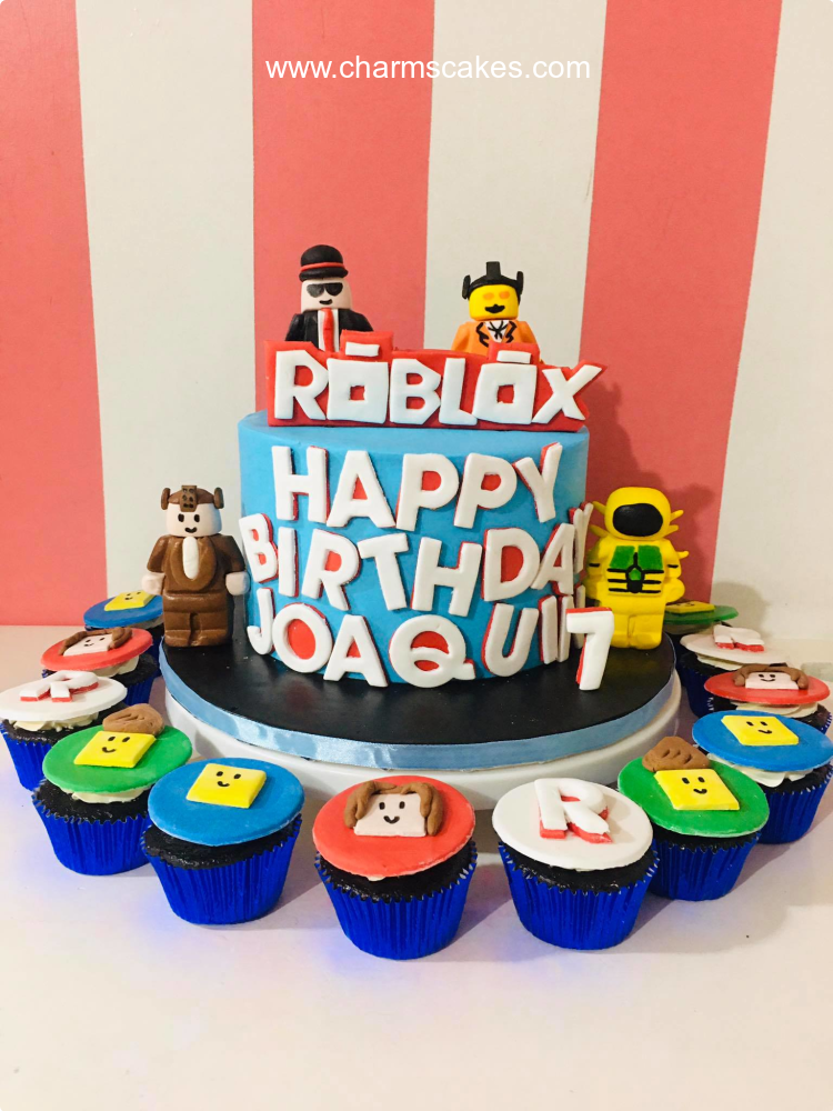 Joaquin's Roblox Roblox Custom Cake