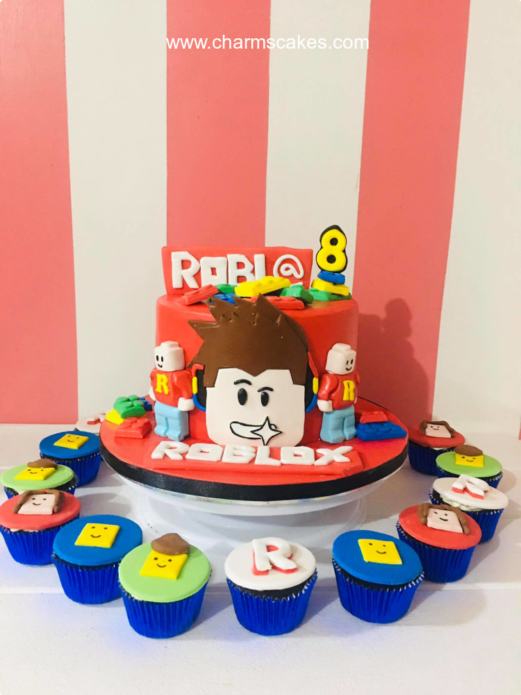 Robi's Roblox Custom Cake