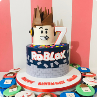 Caleb's Roblox Custom Cake