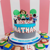 Nathan Roblox Custom Cake