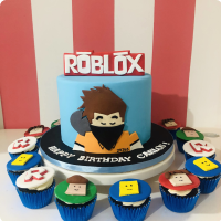 My Carlos' Roblox Custom Cake