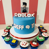 Geff's Roblox Roblox Custom Cake
