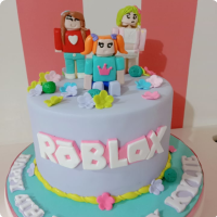 Charm S Cakes Roblox Custom Cakes - roblox theme number cake