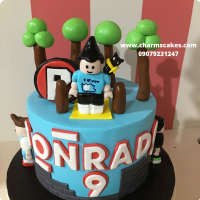 Conrad Roblox Custom Cake