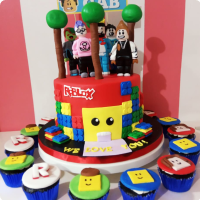 Gabby's Roblox Roblox Custom Cake