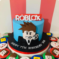 X1 - Ian Roblox Custom Cake