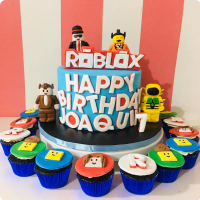 Joaquin's Roblox Roblox Custom Cake