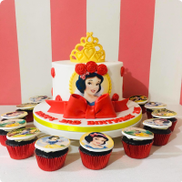 Lil Ms. Snow White snow white Custom Cake