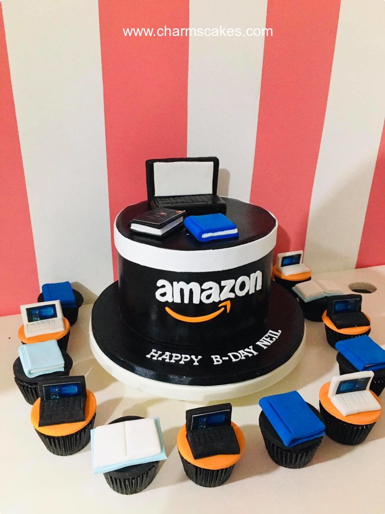 Amazon Social Media Custom Cake