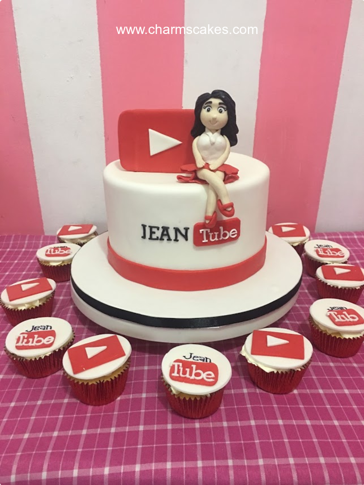 Youtube Social Media Custom Cake
