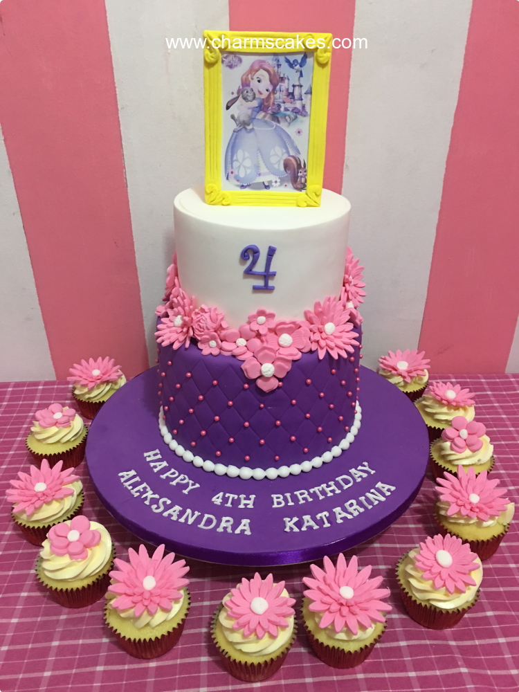 Sofia Frame Sofia The First Custom Cake