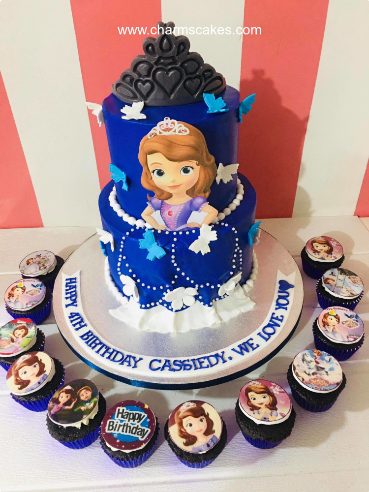 Cassidy Sofia The First Custom Cake