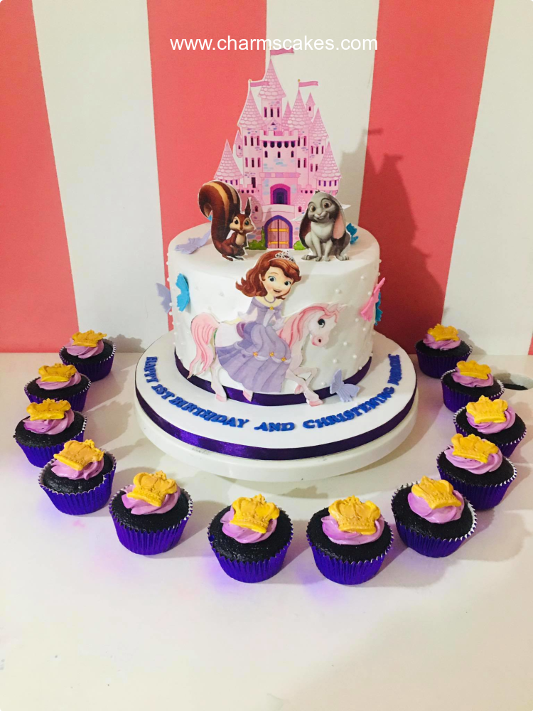Sofia Birthday Cake - MrCake